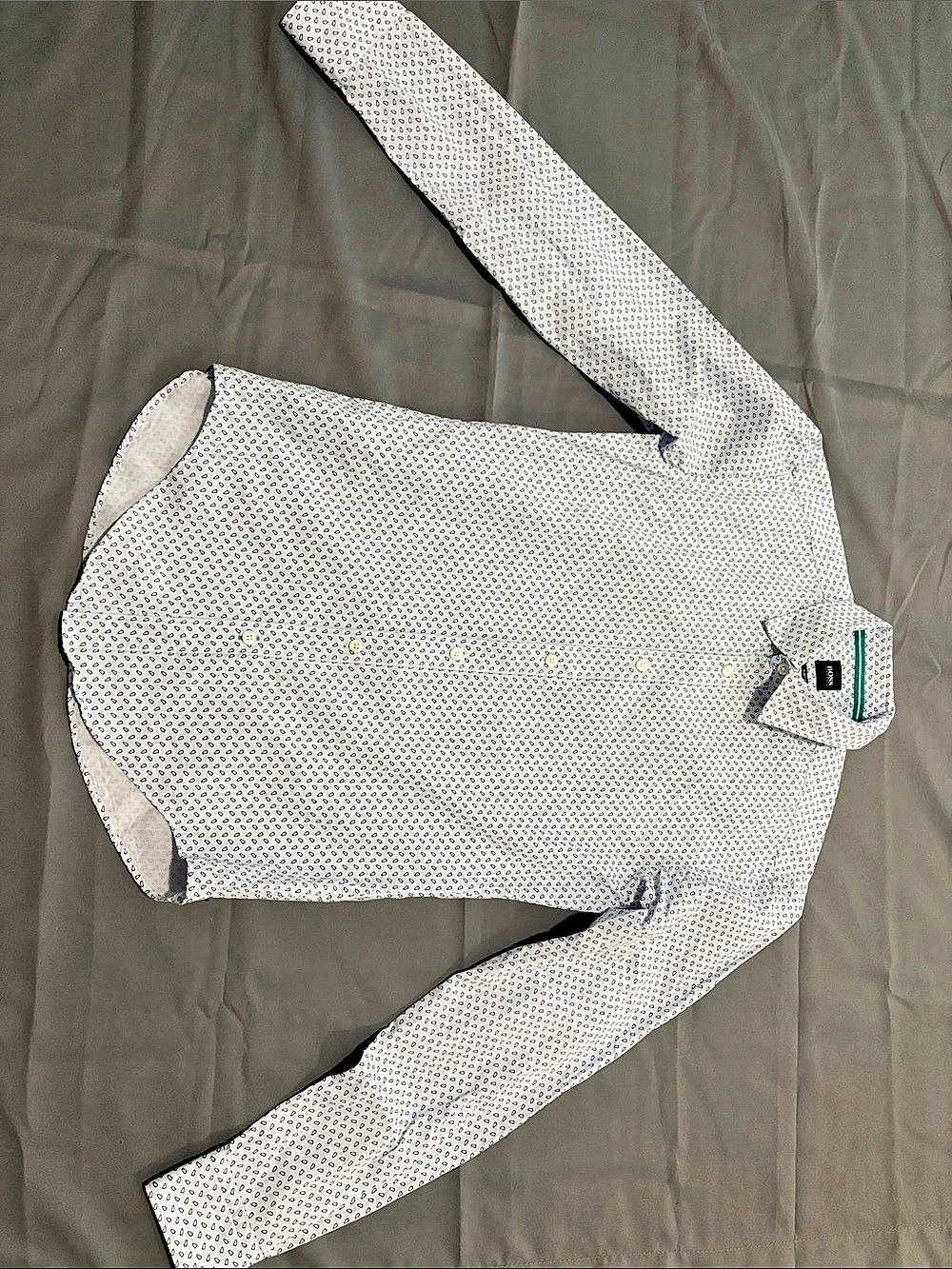 Hugo Boss Slim Fit Patterned Dress Shirt